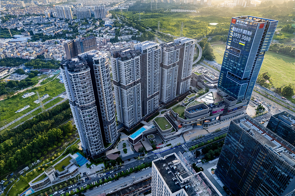 广州番禺K11 Select商业建筑立面与城市街景
