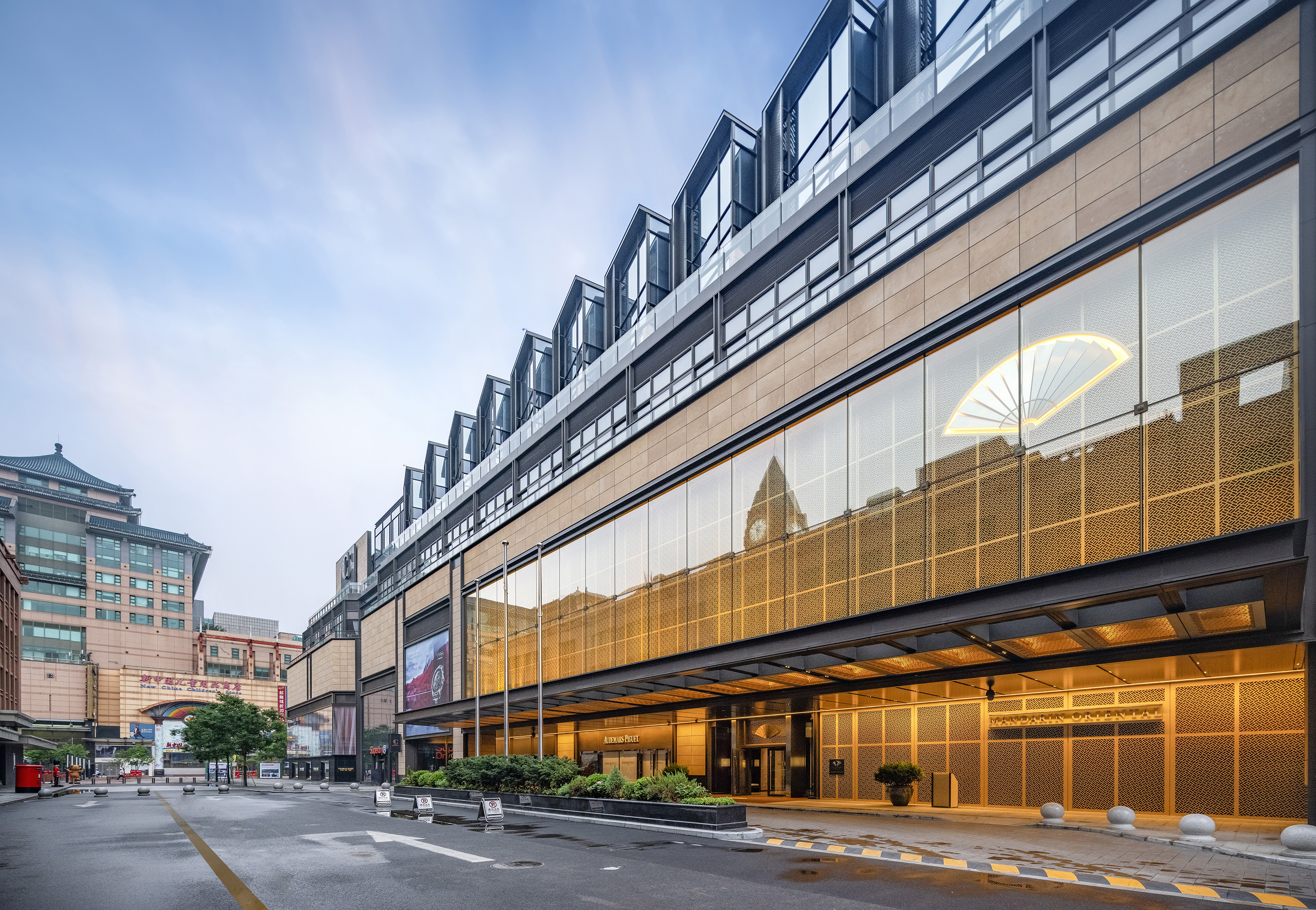北京文华东方酒店建筑外观与王府井街区