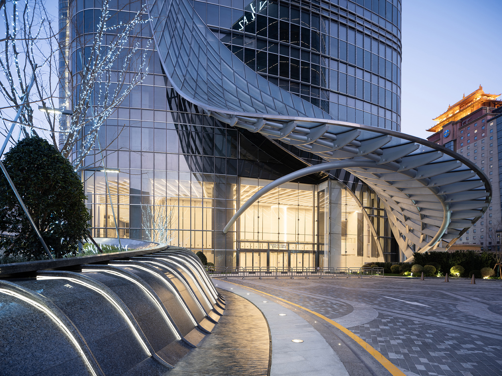 上海徐家汇中心ITC建筑立面材质与结构细节